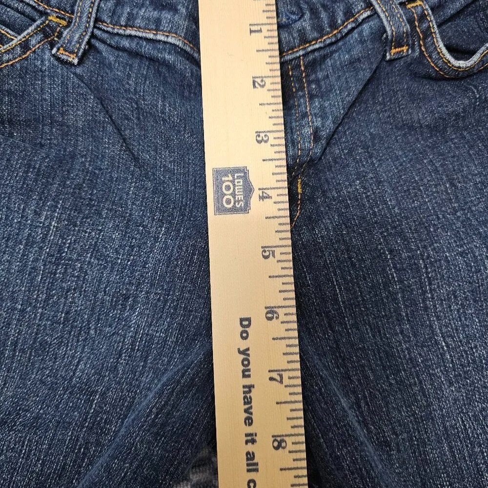 Gap Y2K Fashion Ultra Low Rise Ankle Flare Bootcut Jeans - Dark Wash Size 10 - Picture 8 of 11